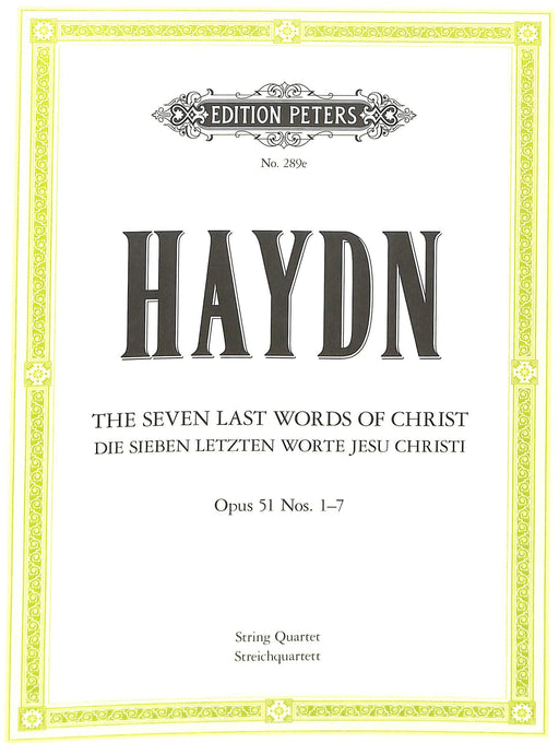 Op.51 Nos.1-7 'The Seven Last Words' 海頓 彼得版 | 小雅音樂 Hsiaoya Music