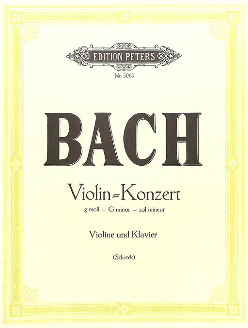 Violin Concerto No. 5 in G min BWV1056 巴赫約翰‧瑟巴斯提安 小提琴 協奏曲 彼得版 | 小雅音樂 Hsiaoya Music