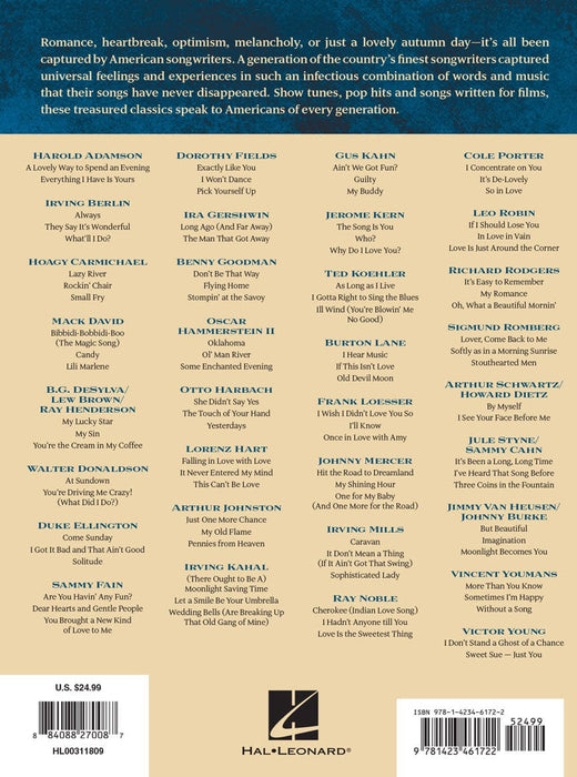 The Great American Songbook - The Composers: Volume 2 Music and Lyrics for 94 Standards from the Golden Age of American Song 黃金時代 | 小雅音樂 Hsiaoya Music