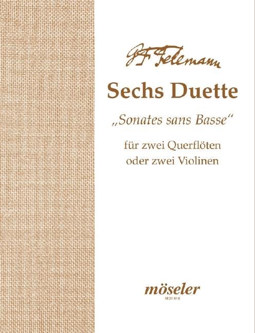 Six sonatas op. 2 TWV 40:101-106 Sonates sans Basse, 1727 泰勒曼 奏鳴曲 雙小提琴 | 小雅音樂 Hsiaoya Music