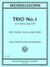 Trio No. 1 in D minor, Opus 49 孟德爾頌．菲利克斯 鋼琴三重奏 國際版 | 小雅音樂 Hsiaoya Music