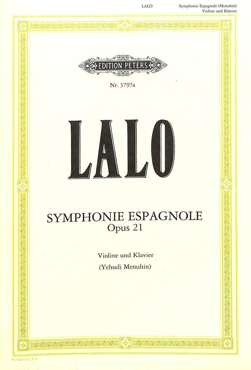 Symphonie Espagnole Op.21 拉羅 西班牙交響曲 彼得版 | 小雅音樂 Hsiaoya Music
