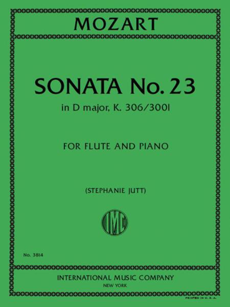 Sonata No. 23 in D major, K. 306/300l, for Flute and Piano 莫札特 長笛 (含鋼琴伴奏) 國際版 | 小雅音樂 Hsiaoya Music