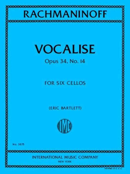 Vocalise, Op. 34, No. 14 for Six Cellos 拉赫瑪尼諾夫 6把大提琴 國際版 | 小雅音樂 Hsiaoya Music