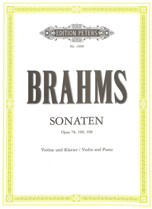 Sonatas, complete 布拉姆斯 奏鳴曲 彼得版 | 小雅音樂 Hsiaoya Music