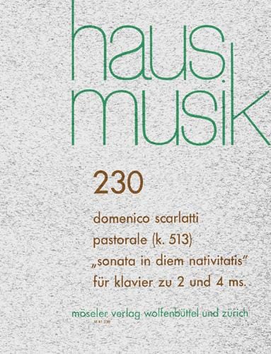 Pastorale K 513 Sonata in diem nativitatis 斯卡拉第．多梅尼科 田園交響曲 奏鳴曲 4手聯彈(含以上) | 小雅音樂 Hsiaoya Music