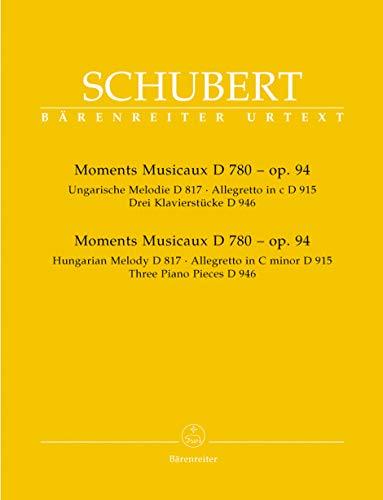 SCHUBERT - Momentos Musicales y otras Obras para Piano (Urtext) (Landon/Durr) *鋼琴國小第一首 | 小雅音樂 Hsiaoya Music