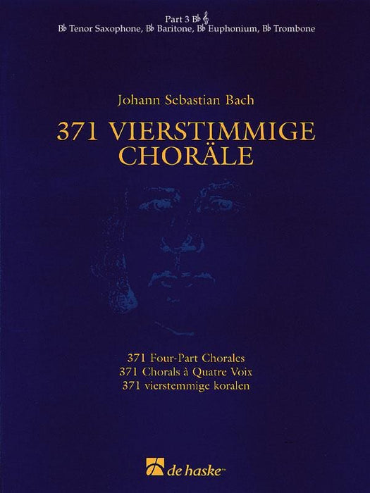 371 Vierstimmige Choräle (Four-Part Chorales) B Flat T.C. Part 3 巴赫約翰‧瑟巴斯提安 合唱 | 小雅音樂 Hsiaoya Music