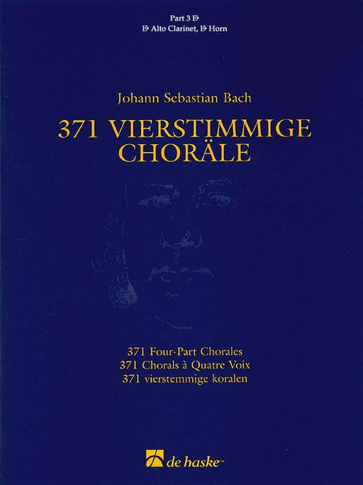 371 Vierstimmige Choräle (Four-Part Chorales) Part 3 Eb Alto Clarinet HOrn 巴赫約翰‧瑟巴斯提安 合唱 中音單簧管 | 小雅音樂 Hsiaoya Music