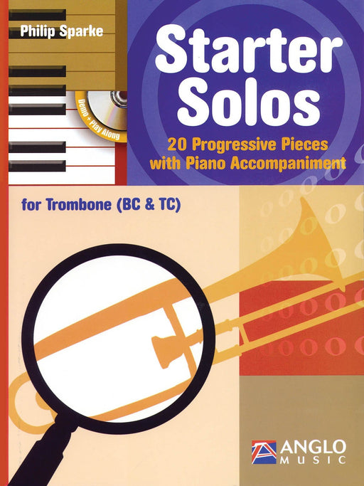 Starter Solos for Trombone (BC & TC) 20 Progressive Pieces with Piano Accompaniment 獨奏 長號 小品 鋼琴 伴奏 | 小雅音樂 Hsiaoya Music