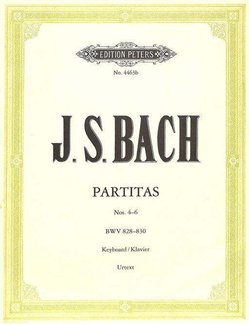 Partitas BWV 825-830 Vol.2 巴赫約翰‧瑟巴斯提安 組曲 彼得版 | 小雅音樂 Hsiaoya Music