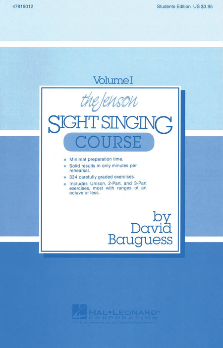 The Jenson Sight Singing Course (Vol. I) | 小雅音樂 Hsiaoya Music