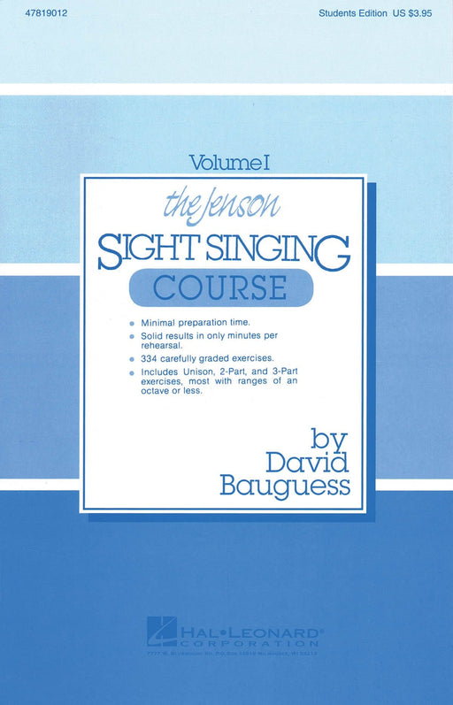 The Jenson Sight Singing Course (Vol. I) | 小雅音樂 Hsiaoya Music