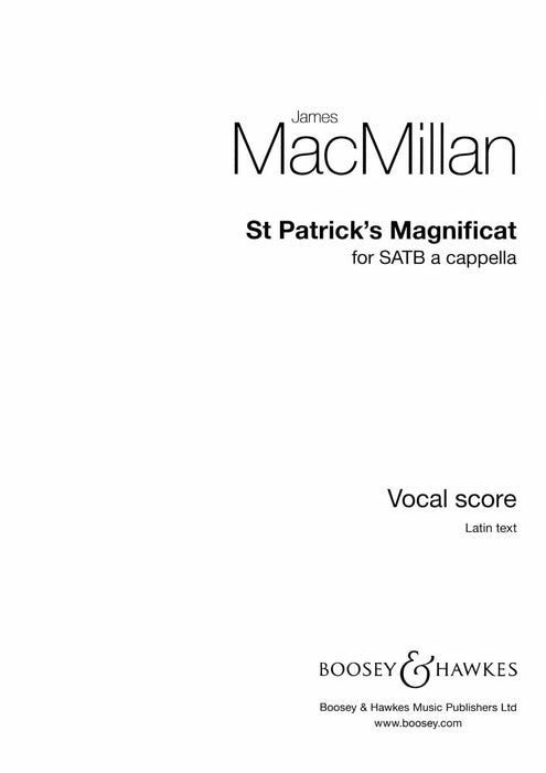 St. Patrick's Magnificat SATB a cappella 麥克米倫詹姆士 | 小雅音樂 Hsiaoya Music