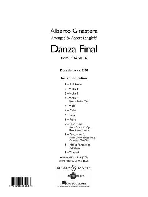 Danza Final (from Estancia) | 小雅音樂 Hsiaoya Music