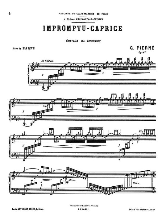 Impromptu-Caprice Pour la Harpe Op. 9 | 小雅音樂 Hsiaoya Music
