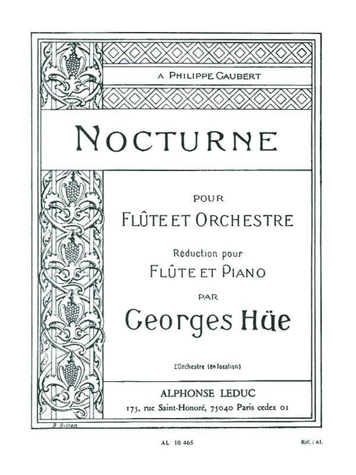 Nocturne Reduction pour Flute et Piano 夜曲 長笛鋼琴 長笛 | 小雅音樂 Hsiaoya Music