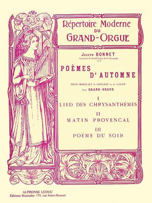 Poemes D'Automne for Organ 管風琴 | 小雅音樂 Hsiaoya Music