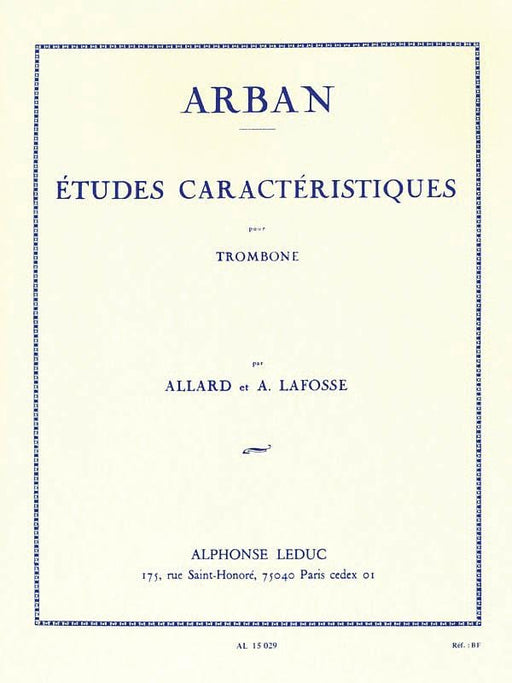 Etudes Caractéristiques pour Trombone [Characteristic Studies for Trombone] 長號 練習曲 | 小雅音樂 Hsiaoya Music
