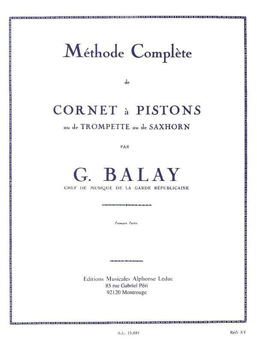 Méthode Compléte de Cornet á Pistons - Volume 1 for Trumpet 短號 小號 | 小雅音樂 Hsiaoya Music