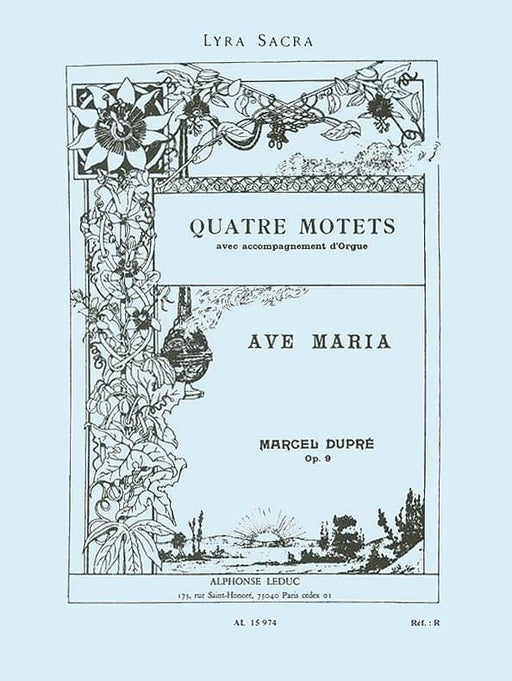 Quatre Motets - Ave Maria, Op. 9 經文歌 聲樂 | 小雅音樂 Hsiaoya Music