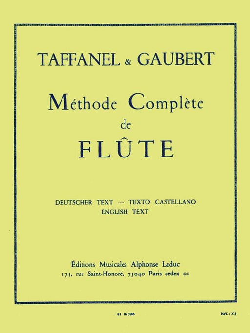 Méthode Complete de Flute [Complete Flute Method] 長笛 | 小雅音樂 Hsiaoya Music
