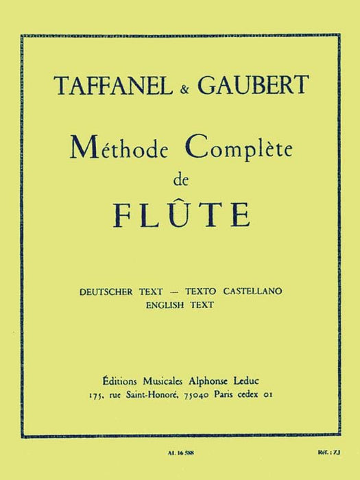 Méthode Complete de Flute [Complete Flute Method] 長笛 | 小雅音樂 Hsiaoya Music