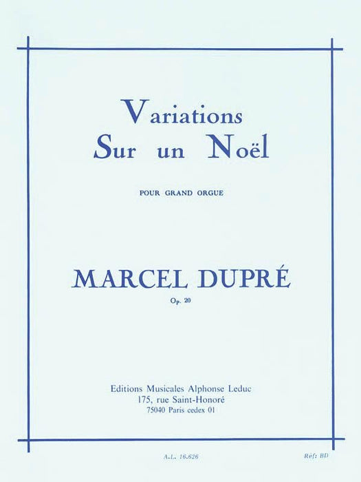 Variations Sur un Noël pour Grand Orgue [Variations on a Noel for Organ] 變奏曲 管風琴 | 小雅音樂 Hsiaoya Music
