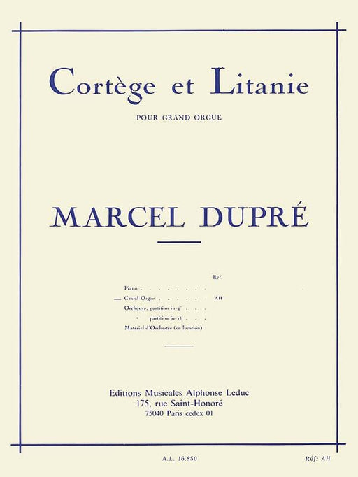 Cortege et Litanie pour Grand Orgue for Organ 管風琴 | 小雅音樂 Hsiaoya Music