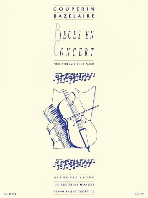 Pieces en Concert for Cello and Piano 庫普蘭‧弗朗索瓦 音樂會大提琴 鋼琴 小品 大提琴 | 小雅音樂 Hsiaoya Music
