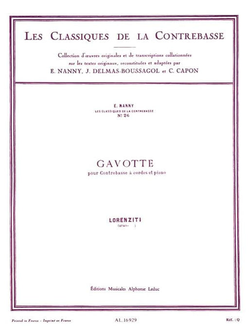 Gavotte - Les Classiques de la Contrebasse 加沃特 低音大提琴 | 小雅音樂 Hsiaoya Music