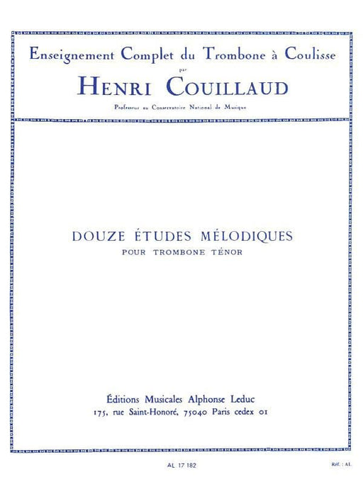 12 Etudes Mélodiques for Trombone 長號 練習曲 | 小雅音樂 Hsiaoya Music