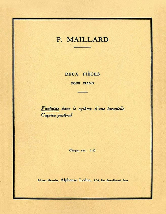 Fantaisie dans le Rythme D'une Tarentelle for Piano Solo 鋼琴 | 小雅音樂 Hsiaoya Music