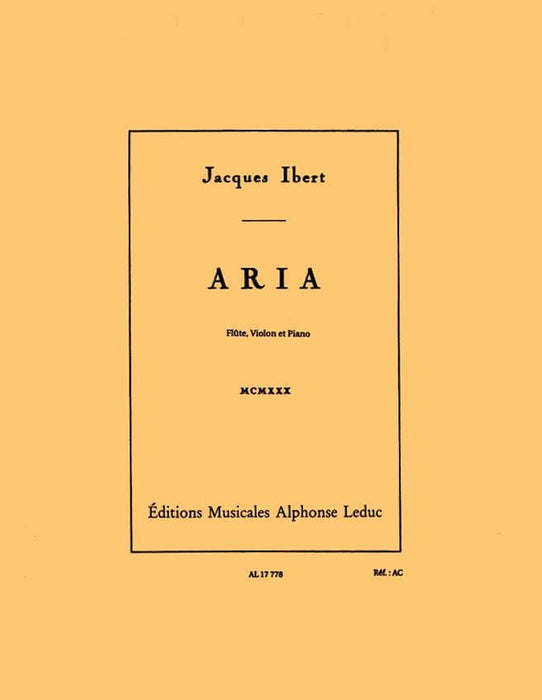Aria - MCMXXX for Flute, Violin, and Piano 伊貝爾 詠唱調 小提琴 鋼琴 詠嘆調 | 小雅音樂 Hsiaoya Music