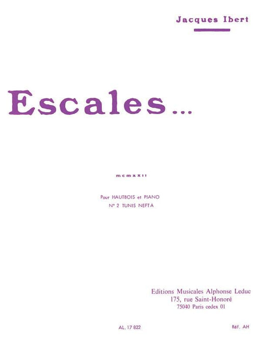 Escales... [Stops... for Oboe and Piano] 伊貝爾 雙簧管 | 小雅音樂 Hsiaoya Music