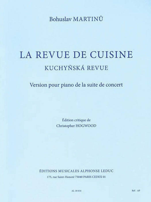 La Revue de Cuisine for Piano 馬悌努 鋼琴 | 小雅音樂 Hsiaoya Music