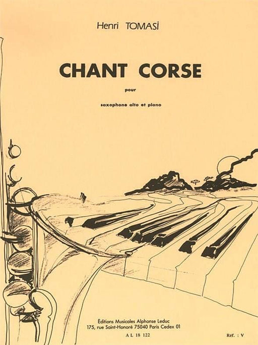 Corsican Song for Alto Saxophone and Piano 中音薩氏管 鋼琴 薩氏管 | 小雅音樂 Hsiaoya Music