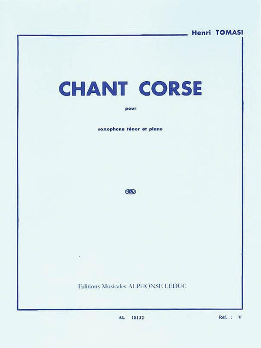 Chant Corse for Tenor Saxophone and Piano 聖歌 薩氏管 鋼琴 薩氏管(含鋼琴伴奏) | 小雅音樂 Hsiaoya Music