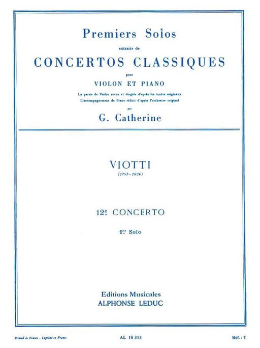 Premiers Solos Concertos Classiques No. 12 for Violin and Piano 韋歐第 小提琴 鋼琴 協奏曲 | 小雅音樂 Hsiaoya Music