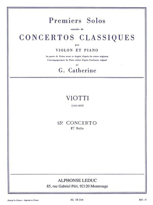 Premiers Solos Concertos Classiques No. 13 for Violin and Piano 韋歐第 小提琴 鋼琴 協奏曲 | 小雅音樂 Hsiaoya Music