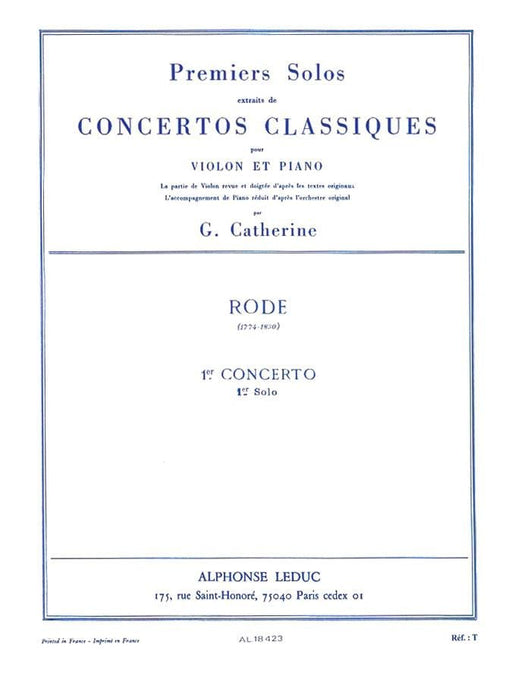 Premier Solos Concertos Classiques - Concerto No. 1, Solo No. 1 for Violin and Piano 協奏曲 小提琴(含鋼琴伴奏) | 小雅音樂 Hsiaoya Music