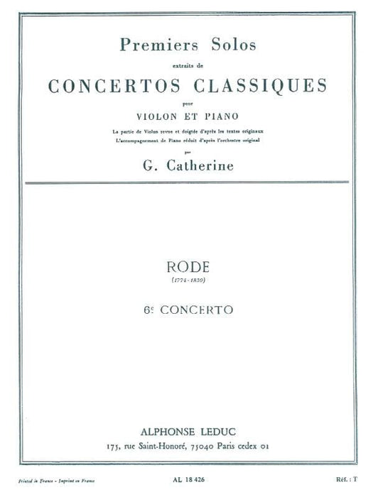 Premier Solos Concertos Classiques - Concerto No. 6, Solo No. 1 for Violin and Piano 協奏曲 小提琴 鋼琴 | 小雅音樂 Hsiaoya Music