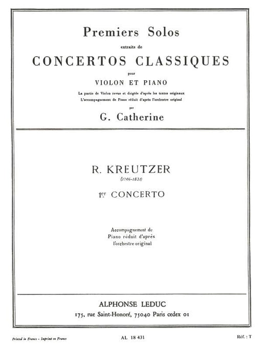 Premier Solos Concertos Classiques - Concerto No. 1 for Violin and Piano 克羅采‧羅道夫 協奏曲 小提琴 鋼琴 | 小雅音樂 Hsiaoya Music