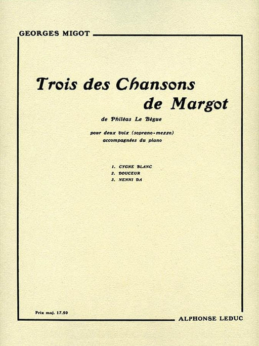 Trois des Chansons de Margot Vocal Duet 二重奏 聲樂 | 小雅音樂 Hsiaoya Music