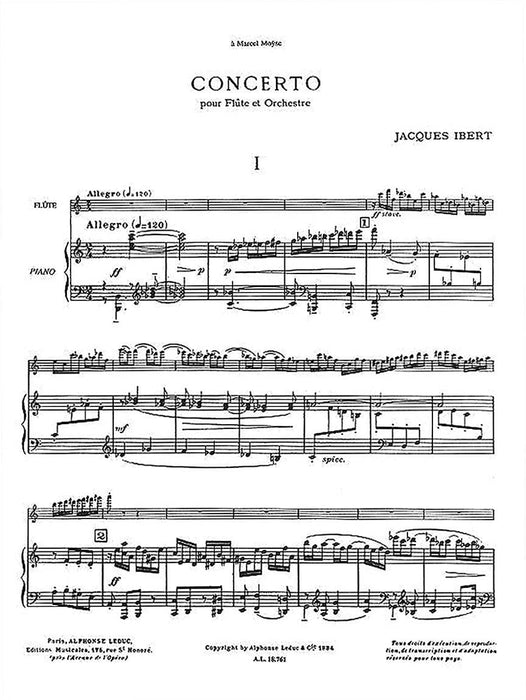Concerto for Flute and Piano 伊貝爾 協奏曲長笛 鋼琴 長笛(含鋼琴伴奏) | 小雅音樂 Hsiaoya Music