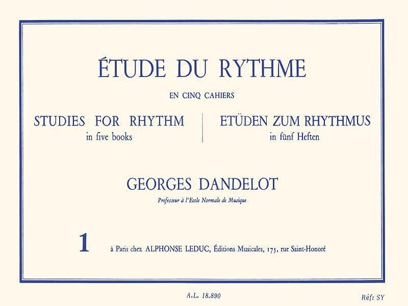 Etude Du Rythme - Volume 1 練習曲 | 小雅音樂 Hsiaoya Music