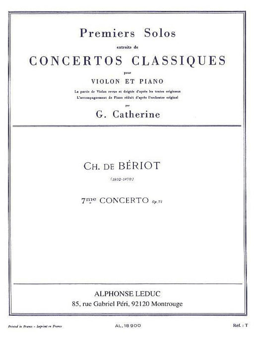 Premiers Solos Concertos Classiques No. 7, Op. 73 for Violin and Piano 小提琴 鋼琴 協奏曲 | 小雅音樂 Hsiaoya Music