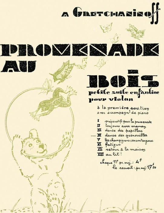 Promenade au Bois Op. 143, No. 4 - Danse Des Grenouiles for Violin and Piano 小提琴 鋼琴 | 小雅音樂 Hsiaoya Music