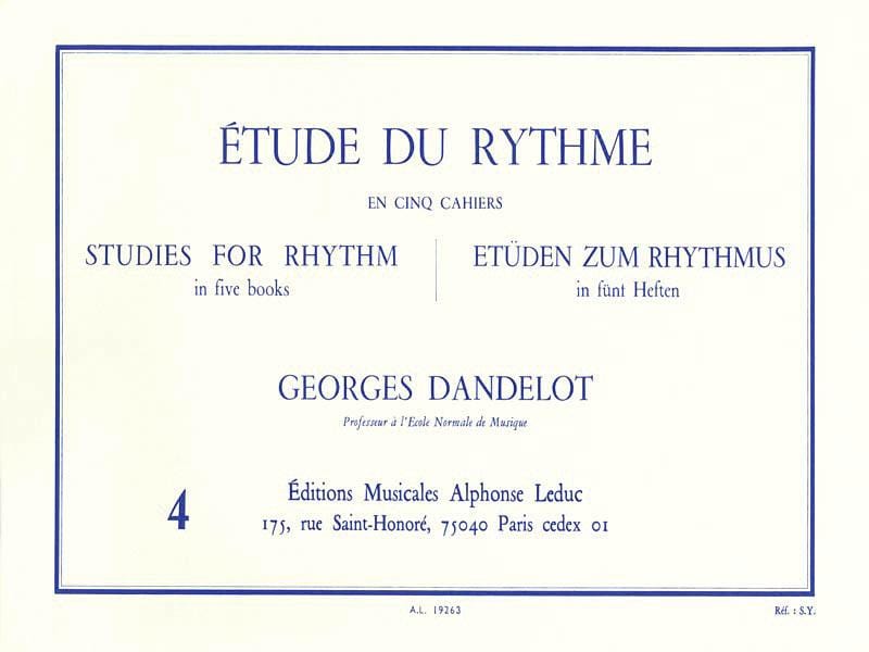 Studies for Rhythm - Volume 4 節奏 | 小雅音樂 Hsiaoya Music