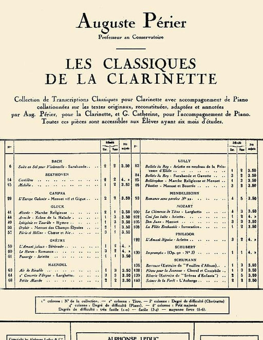 L'Auberge Op. 82, No. 6 - Classiques No. 140 for Clarinet and Piano 舒曼‧羅伯特 鋼琴 豎笛 | 小雅音樂 Hsiaoya Music
